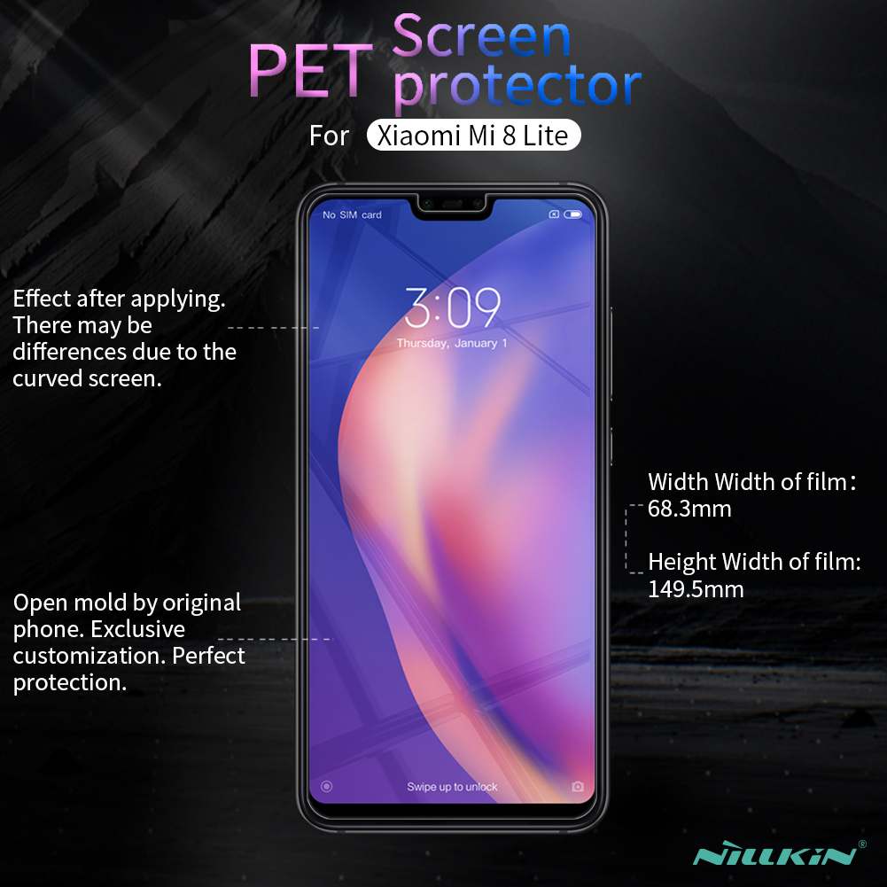 NILLKIN-Anti-Fingerprint-Anti-Glare-Matte-Soft-Screen-Protector-For-Xiaomi-Mi-8-Mi8-Lite-626-inch-No-1376606-1